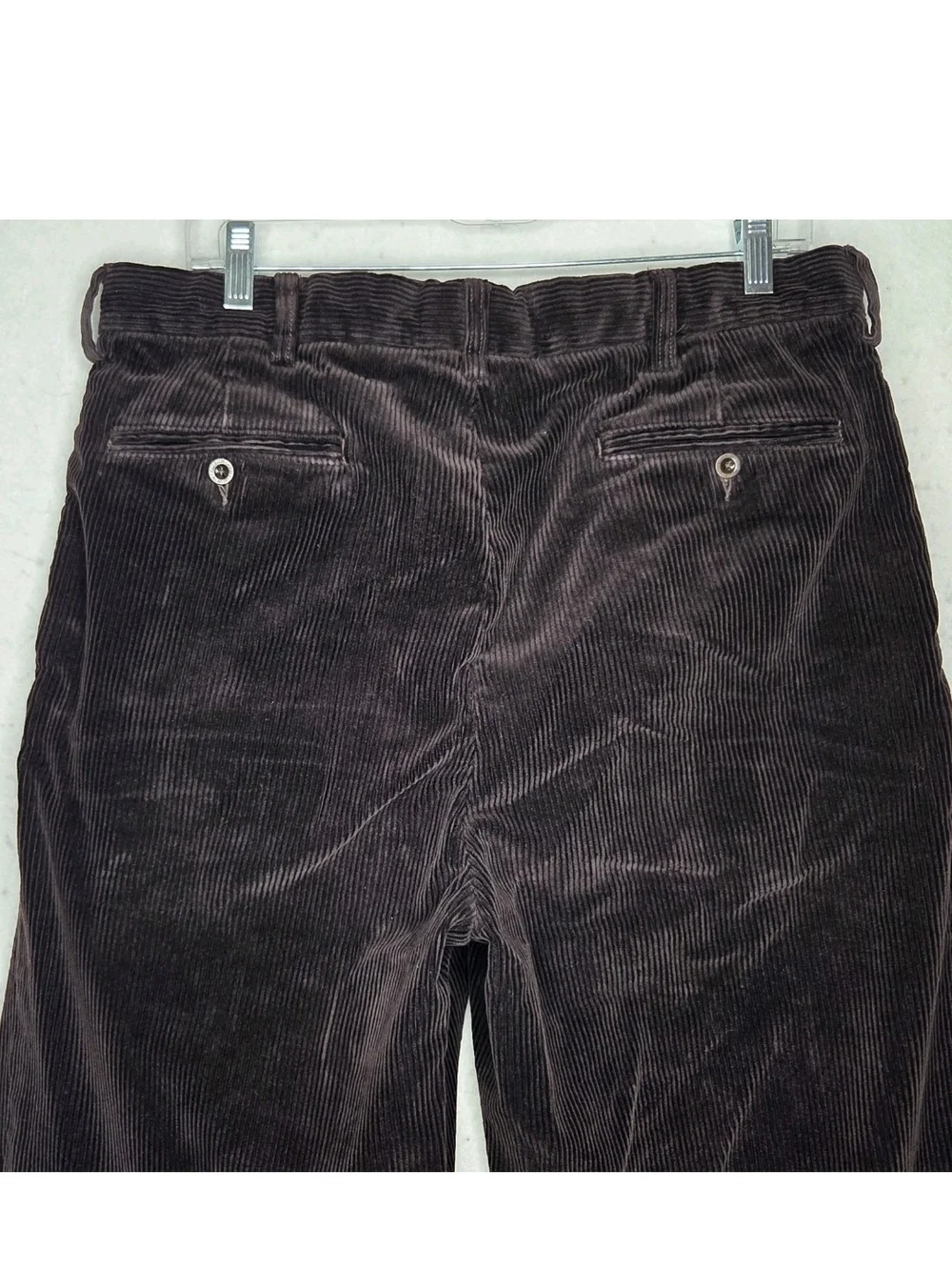 Vtg Polo Ralph Lauren Corduroy Andrew Pant Trouser *34×30 Brown Dark Academia